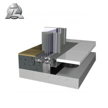 6063 t6 eloxiertes 45mm Aluminiumprofil für Glastüren